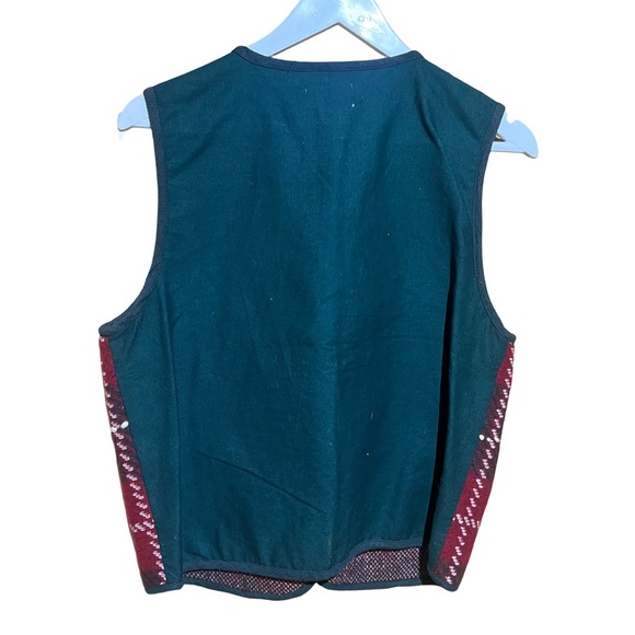 Vintage Plaid Christmas Vest - Picture 6 of 6